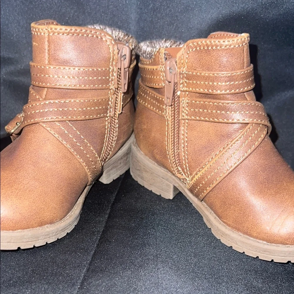 Kids Brown Ankle Boots